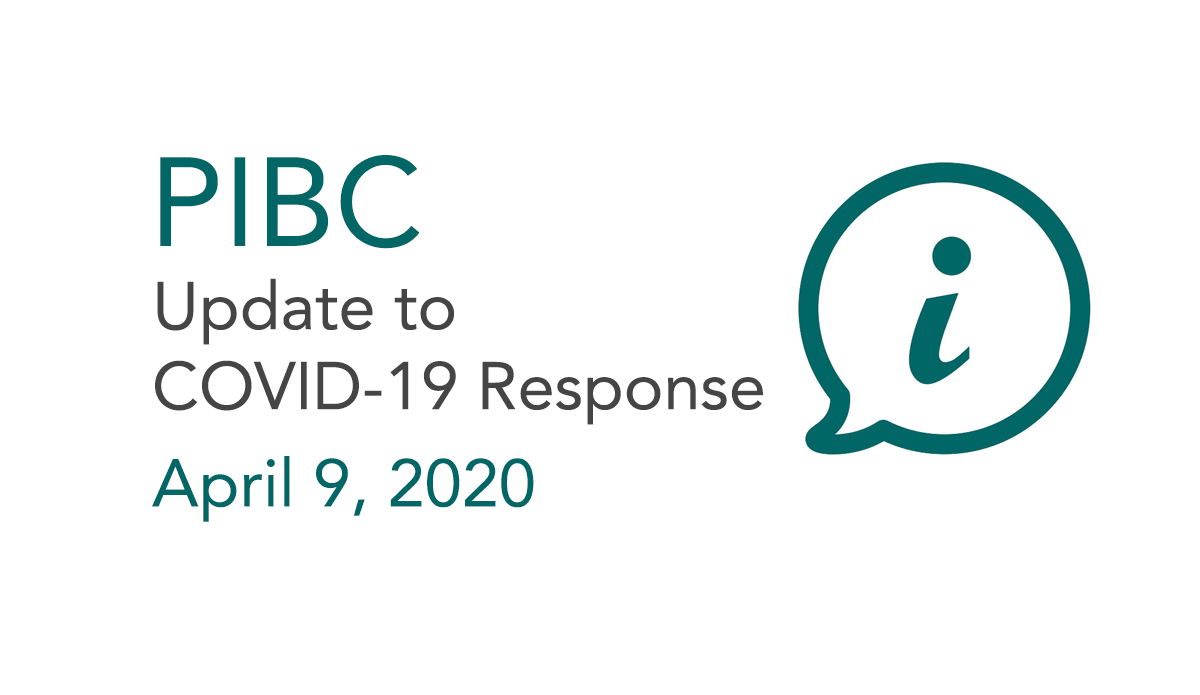 PIBC Covid-19 Update April 9